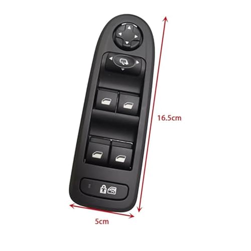 Interrupteur de vitre électrique robuste commande fluide pour Peugeot 508 Citroën C5 - 4