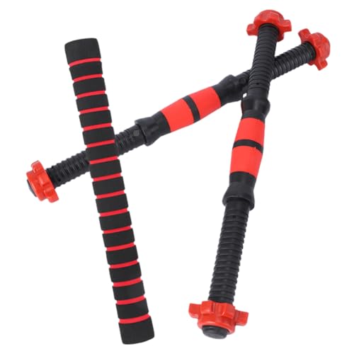 Barres d'haltères de fitness pour entraînement bras et dos avec connecteur acier