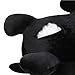 MIAOHAHA Plush Cat Toy Plush Pillow Stuffed Animal Cat Toy Cute Plushies Kids Plush Toy Pillow(Black Cat,30cm/11.8in)