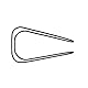 Exacompta 697081E 25er Pack Serodo Klemmschienen schwarz 6 mm für DIN A4 bis zu 60 Blatt ideal für Bewerbungen, Dokumente