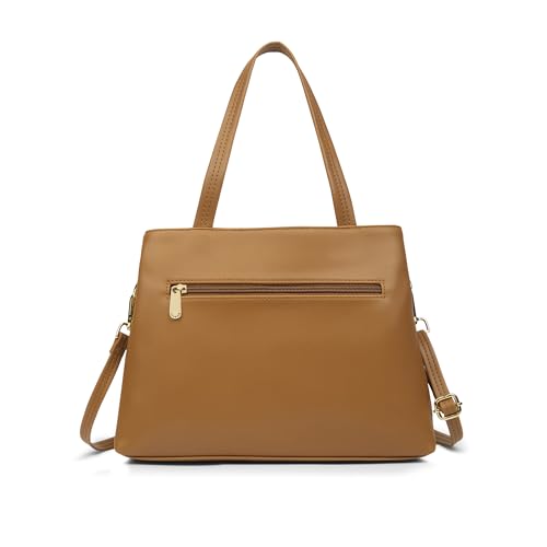 Image of Caprese Molly Medium Satchel Bag for Women with Adjustable & Detachable Strap | Multiple Compartments | Versatile Shoulder, Crossbody & Handheld Bag for Work, Travel, and Everyday Use