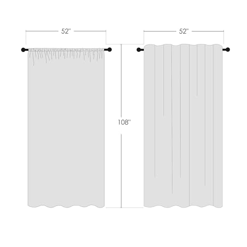 Image of NICETOWN Voile Taupe Sheer Curtains 84 Inches Long, Grommet Airy & Lightweight Window Draperies Translucent Elegant Panels for Living Room /Bedroom,W54 x L84, Set of 2