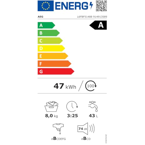 Lave-Linge AEG L6FBF51488 – 8kg 1351rpm A ProSense - vue 8