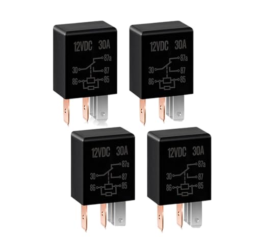 Relais 5 broches 12V30A haute performance pour stabiliser l'éclairage de votre auto
