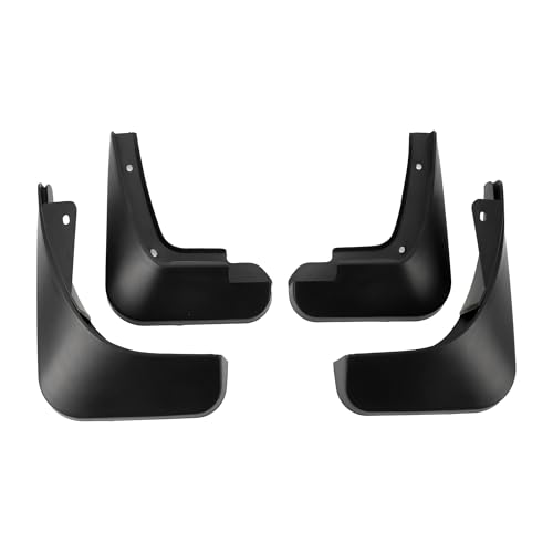 X AUTOHAUX 1set Front and Rear Mud Flaps Splash Guards Mud Guards for Audi A1(Hatchback) 2010-2015 W/Mount Accessories