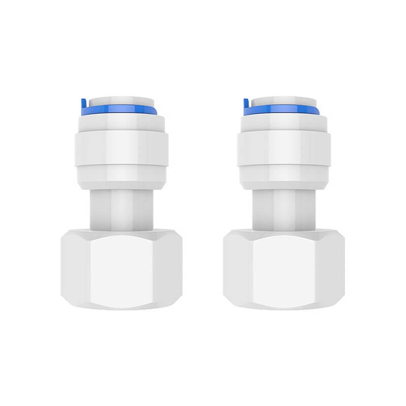PAROAD Schlauchanschluss 1/2 Zoll Innengewinde auf 3/8 Zoll Schlauch – Adapter für Wasserhahn mit 1/2 Zoll Außengewinde, für Umkehrosmoseanlage, Wasserfilter & Kühlschrank, inkl. Dichtung, aus POM