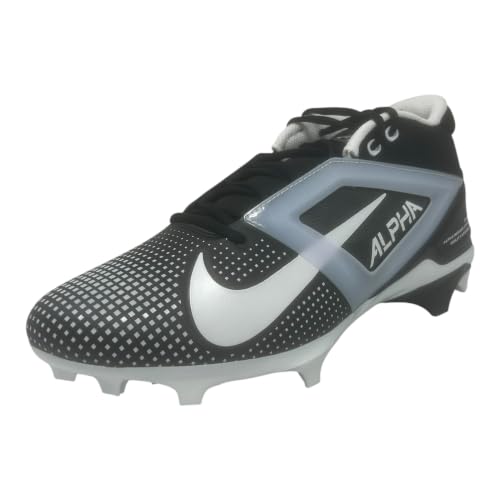 Image of Nike Alpha Menace 4 Elite Football Cleats (FD7036-600, University Red /Team Red /Black /White)