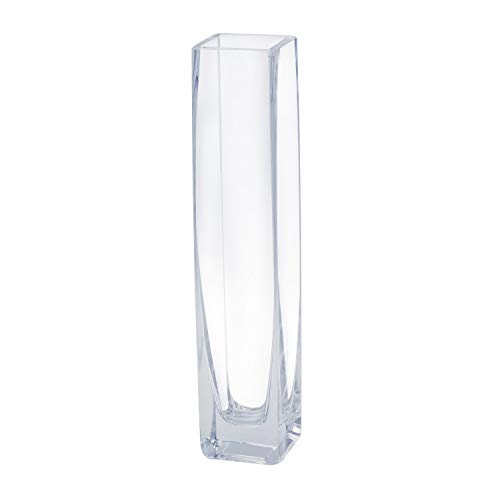 Royal Imports Flower/Bud Glass Vase Decorative Centerpiece, Home or Wedding - 9'x2', Clear