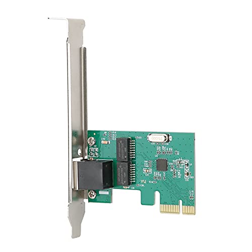 Tarjeta de red Gigabit Ethernet PCI Express x1, 1 puerto RJ45 LAN con chip Realtek RTL8111E, velocidad 10/100/1000Mbps para PC de escritorio y servidor miniatura 3
