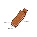 FUNOMOCYA 2pcs Leather Harmonica Case Harmonica Storage Covers Belt Portable Bag Holder