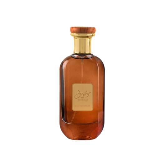 Ard Al Zaafaran Mousuf Eau de Parfum, Fragancia Floral Frutal Gourmand para Mujer, con Notas de Uva y Chocolate, con Bolsa de Yute