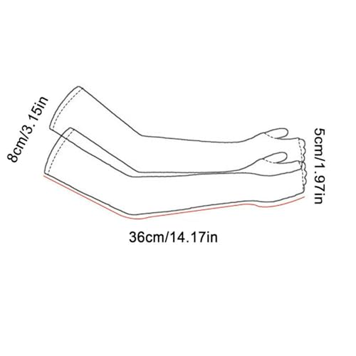 Cool Sun Protection Sleeves For Children Solid Color Outdoor Cycling Ice Silk Elastic Sleeves4