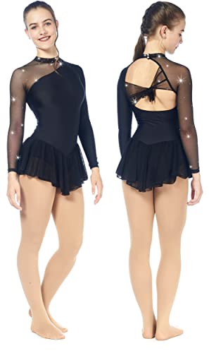 SKATE GURU SAGESTER Style: 192 Figure Skating Dress/Color: Black, Size: M