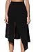 IVYREVEL High Slit Skirt Falda, Negro (Black 001), 40 (Talla del Fabricante:...