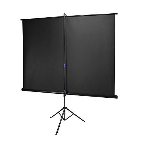 N/A Projector Screen 72 100 Inches Tripod Stand 16:9 Portable Projection Screen 4K 3D Movies Screen For Home Office Indoor Outdoor (Size : 100 Inch) #TOP6