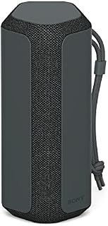 Sony SRS-XE200 - Portable wireless Bluetooth speaker with wide sound and strap - waterproof, shockproof, 16 hours battery life and quick charging - Black