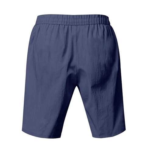 Short clásico cómodo de lino para hombre miniatura 4