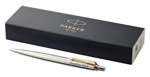 Stylo Parker acier inoxydable G.C.1953182 avec des finitions dorées exclusives