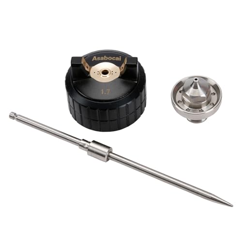 Image of 1.7mm Nozzle Kit Set Replacement Part for HVLP Spray Gun