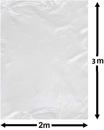 KAHEIGN 2 x 3m Polyethylenfolie Transparent Gewächshausfolie, Extra Dick Reißfest Gartenfolie aus Polyethylen, Klarsicht… – Bild 5