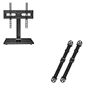 PERLESMITH Universal Swivel TV Stand&TV Anti-tip Straps PSTVS17&PSAS1