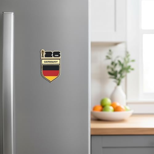 Image of FIFA World Cup Tournament Logo Magnet - Officially Licensed FIFA World Cup Magnet - Vibrant Host City Design - Durable Strong Hold - Perfect for Fridges, Lockers & Collectors