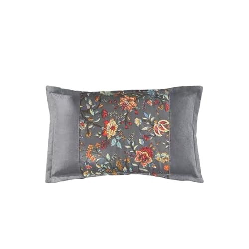 Almohada de espuma de memoria gris oblonga