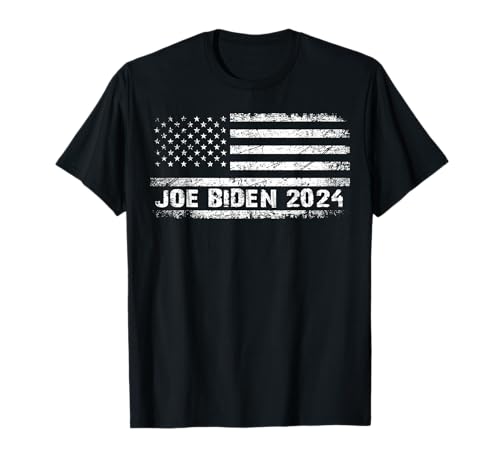 Joe Biden 2024 American President USA Flagge Vintage Political T-Shirt