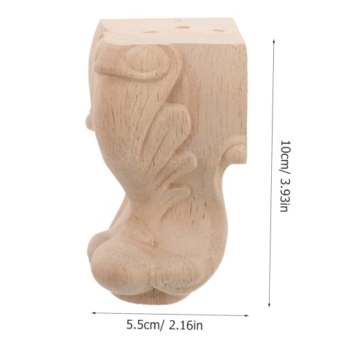 Patas de madera para elevar sofá y reparar aparadores con diseño clásico 6