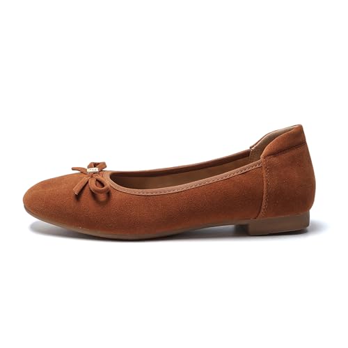 Image of Women's Comfortable Round Toe Bow Ballet Flats Shoes