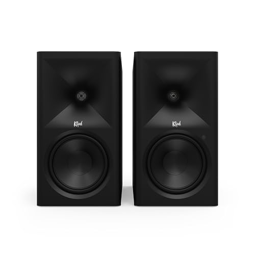 Image of Klipsch The Sevens II Dolby Atmos 6.5 inch Powered Speakers Ebony (Pair)