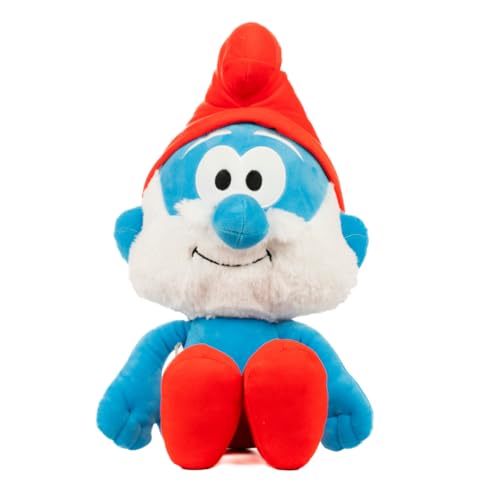 Franco The Smurfs Papa Smurf Bedding Super Soft Cozy Cuddle Pillow Buddy, (Officially Licensed Product)