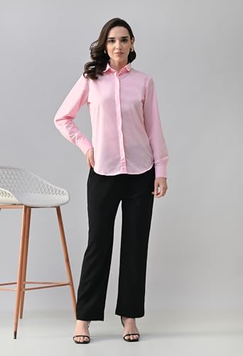 Image of Womens Formal Shirt for Office Wear | Soft Fabric Smart Fit Professional Shirt for Work, Meetings, Corporate & Business Style