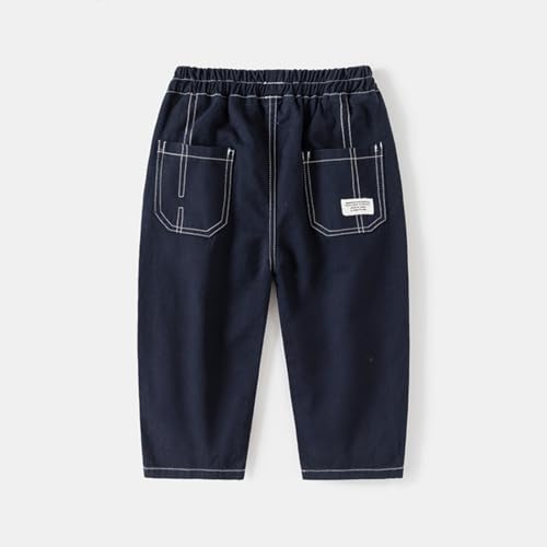 Toddler Baby Boys Pull on Cargo Pants Twill Khaki Joggers Quick-Dry Hiking School Pants Stretch Sweatpants Trousers2