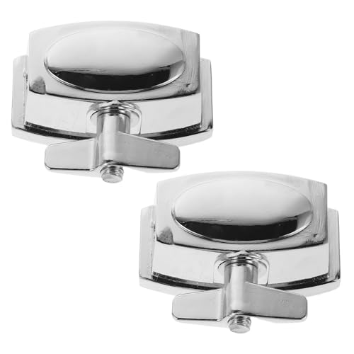 Soporte para patas de tom floor de 52 mm 2 piezas base metálica para batería