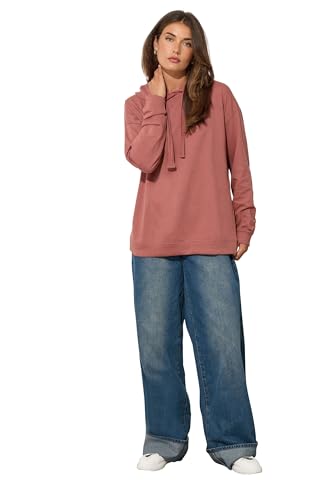 Long Tall Sally - Lts Tall Pink Jersey Drawcord Hoodie - Women's