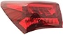 GO-PARTS - for 2015-2017 Acura TLX Tail Light Rear Lamp Assembly Replacement - Left (Driver) Sedan 33550-TZ3-A01 AC2804106 2016