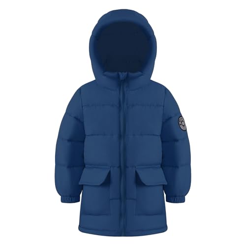 HILEELANG Unisex Kids Winter Normal Length & Mid Length Warm Puffer Outer Wear Coat4