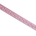 CXGBQSJ Flexible Baseboard Trim Length 2.2m Peel and Stick Self Adhesive Wall Base Moulding Trim Easy Installation for Floor Wall Base,Pink