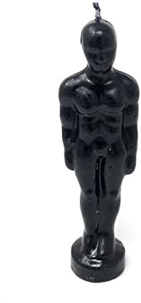 Black Male Spellcasting Image Candle – Wicca - Hoodoo
