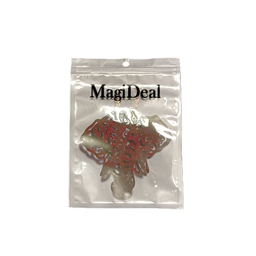 Magideal Elephant Head Filigree Fishhook Earrings #TOP5