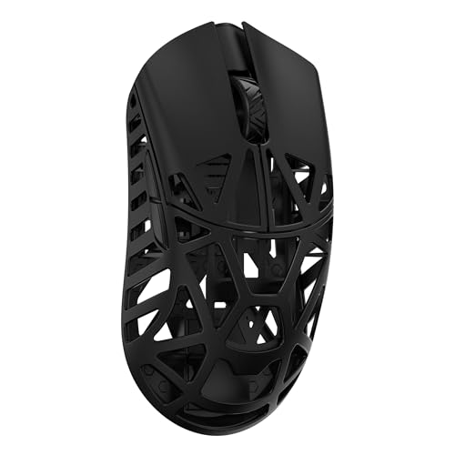 MK x WLMOUSE Beast X Pro Wireless 8K Mouse with Side Slits (OM Optical, Black)