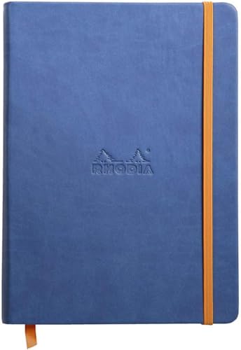 Rhodia Rhodiarama Webnotebook - Lined 96 Sheets - 5 1/2 x 8 1/4 - Sapphire Cover