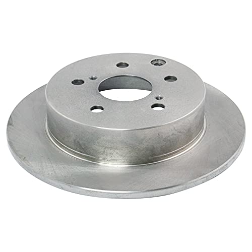 Image of TRQ Rear Brake Pad and Rotor Set Semi Metallic Rotors Compatible with 2010 Toyota Matrix
