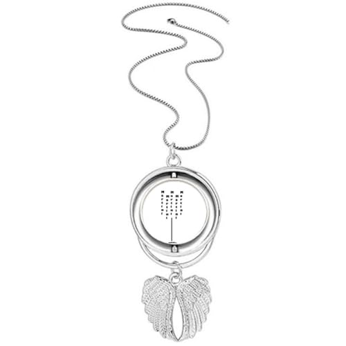 Collier Martini ailes d'ange avec sa tasse cadeau idéal