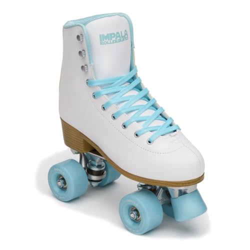 Impala Rollerskates Impala Quad Skate para niña (niño grande/adulto) White Ice 11 (EE. UU. 9 de hombre, 11 de mujer) M