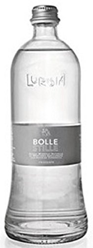 Lurisia Alu Bolle (Sparkling) Natural Spring Mineral Water, 11 fl oz (5 Glass Bottles)