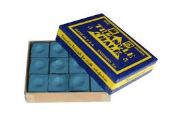 Club 147 Billee Billiards Cue Chalk 12 Pcs Blue