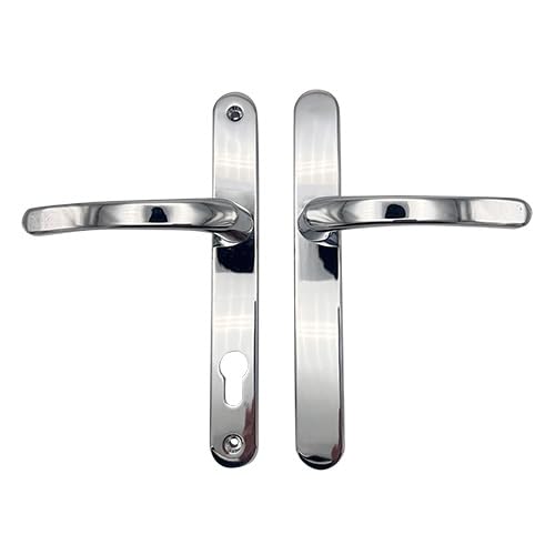 TSS UPVC Door Handles Set including Blank External (Dummy), Lever/Lever, 92mm PZ (Centres), 215mm Screw to Screw
