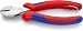Produktbild KNIPEX X-Cut Kompakt-Seitenschneider in Blister mit Mehrkomponenten-Hüllen, mit integrierter Befestigungsöse zum Anbringen einer, 73 05 160 T BK